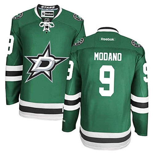 Mike Modano #9 Green Home Authentic Jersey