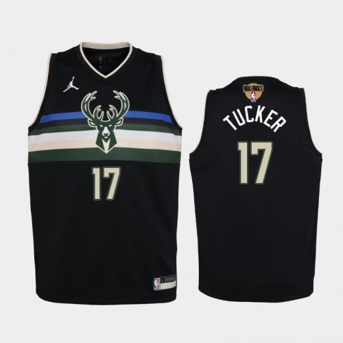 Milwaukee Bucks #17 P.J. Tucker 2021 NBA Finals Statement Edition Black Jersey