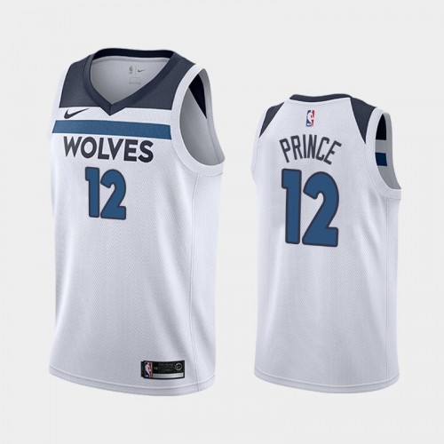 Taurean Prince Men #12 Association Edition White Jersey