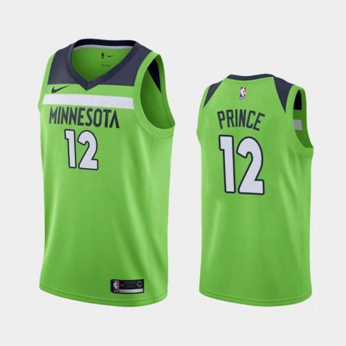 Minnesota Timberwolves Taurean Prince 2021 Statement Edition Green Jersey
