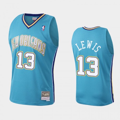 Men New Orleans Pelicans #13 Kira Lewis Jr. Teal HWC Mesh Jersey - Throwback