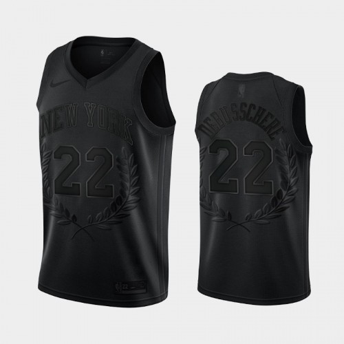 New York Knicks #22 Dave DeBusschere Glory Limited Retired Number Black Jersey