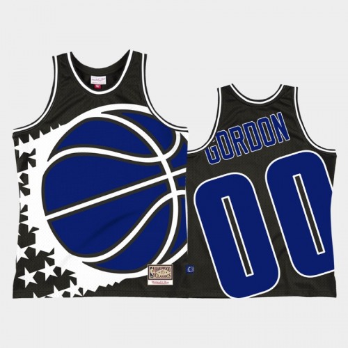 Orlando Magic #00 Aaron Gordon Black Big Face 2.0 Jersey