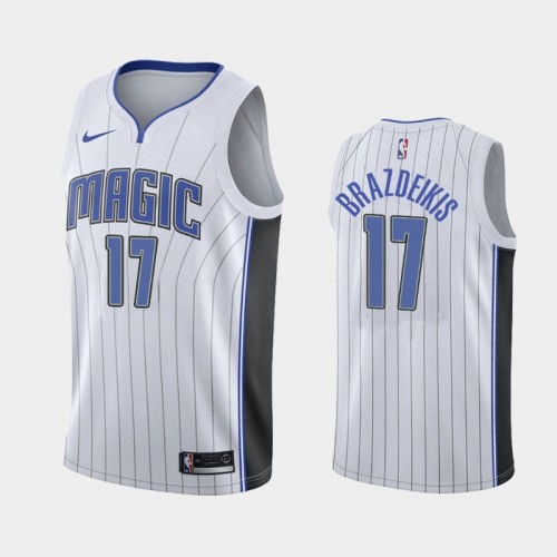 Orlando Magic Ignas Brazdeikis Men #17 Association Edition White Jersey