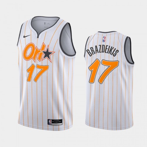 Orlando Magic Ignas Brazdeikis Men #17 City Edition White Jersey