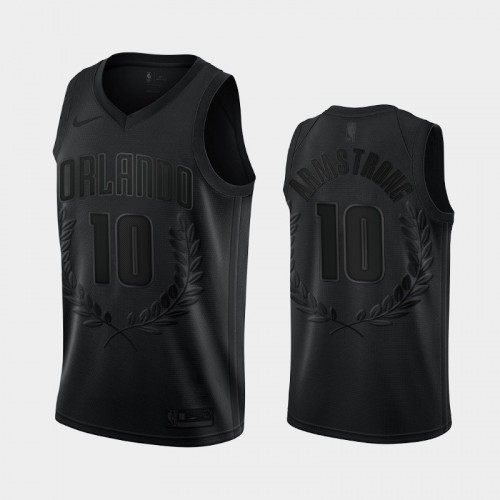 Orlando Magic #10 Darrell Armstrong Glory Limited Hall of Fame Black Jersey