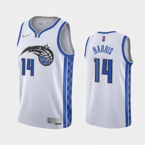 Men's Orlando Magic Gary Harris #14 2021 Earned White Jersey