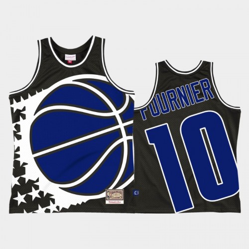 Orlando Magic #10 Evan Fournier Black Big Face 2.0 Jersey