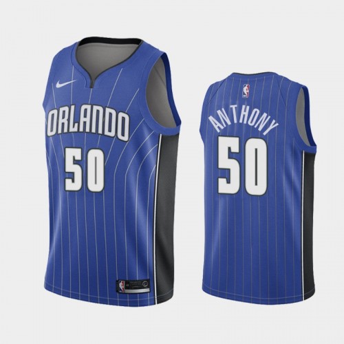 Men's Orlando Magic Cole Anthony #50 Icon 2020 NBA Draft First Round Pick Blue Jersey