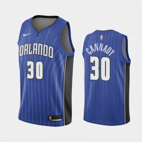 Men's Orlando Magic #30 Devin Cannady 2021 Icon Blue Jersey