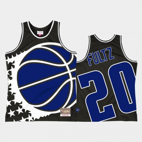 Orlando Magic #20 Markelle Fultz Black Big Face 2.0 Jersey