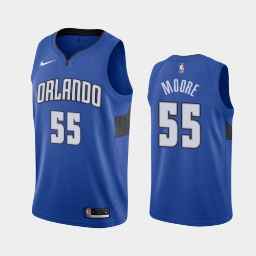 Orlando Magic E'Twaun Moore 2021-22 Statement Edition Blue Jersey