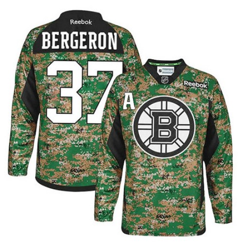 Patrice Bergeron #37 Camo Veteran's Day Jersey