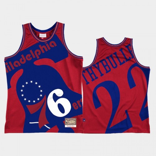 Philadelphia 76ers #22 Matisse Thybulle Red Blown Out Jersey