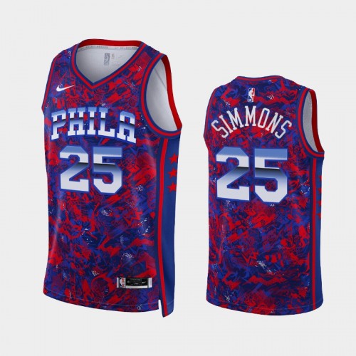 Philadelphia 76ers Ben Simmons Select Series Royal Dazzle Jersey