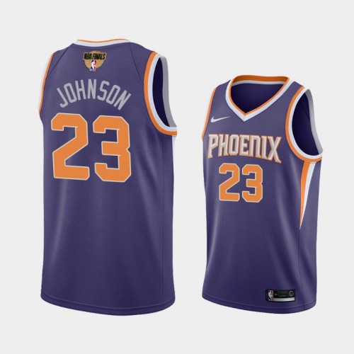 Phoenix Suns #23 Cameron Johnson 2021 NBA Finals Purple Jersey