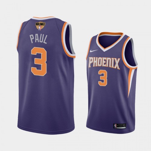 Phoenix Suns #3 Chris Paul 2021 NBA Finals Purple Jersey