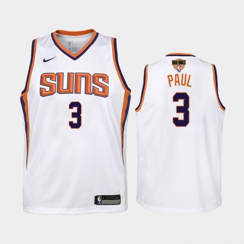 Phoenix Suns #3 Chris Paul 2021 NBA Finals Association Edition White Jersey