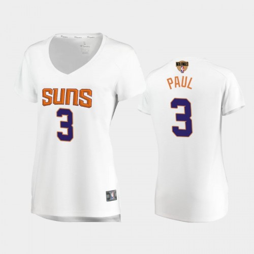 Phoenix Suns #3 Chris Paul 2021 NBA Finals Association Edition White Jersey