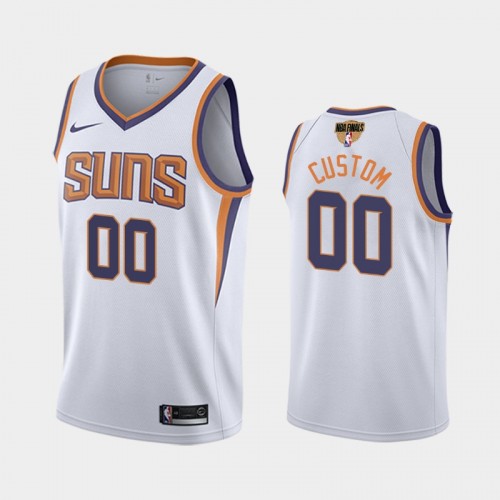 Phoenix Suns #00 Custom 2021 NBA Finals Association Edition White Jersey