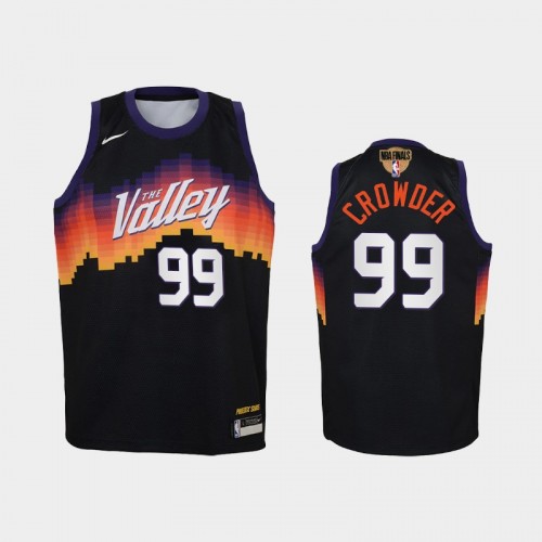 Phoenix Suns #99 Jae Crowder 2021 NBA Finals City Edition Black Jersey