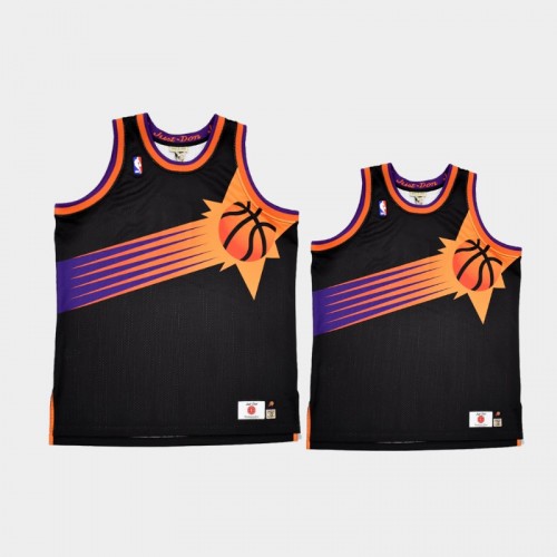 Phoenix Suns Men # Just Don X Mitchell Ness Black No Name Jersey