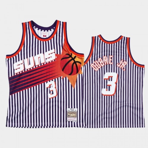 Phoenix Suns #3 Kelly Oubre Jr. Striped Navy 1996-97 Jersey