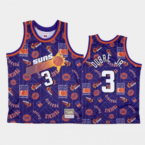 Kelly Oubre Jr. Phoenix Suns #3 Purple Tear Up Pack Hardwood Classics Jersey