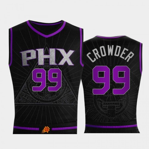 Phoenix Suns Jae Crowder Men #99 Mexican Aztec Black Honor the Valley Jersey