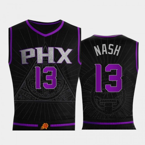Phoenix Suns Steve Nash Men #13 Mexican Aztec Black Honor the Valley Jersey