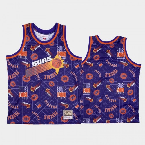 Phoenix Suns Purple Tear Up Pack Hardwood Classics Jersey