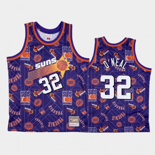 Shaquille O'Neal Phoenix Suns #32 Purple Tear Up Pack Hardwood Classics Jersey