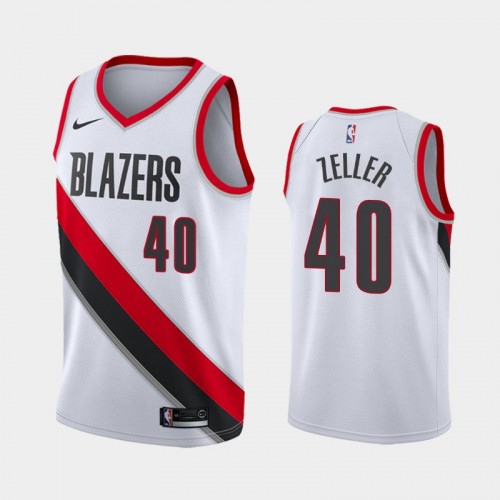 Portland Trail Blazers Cody Zeller Men #40 Association Edition 2021 Trade White Jersey