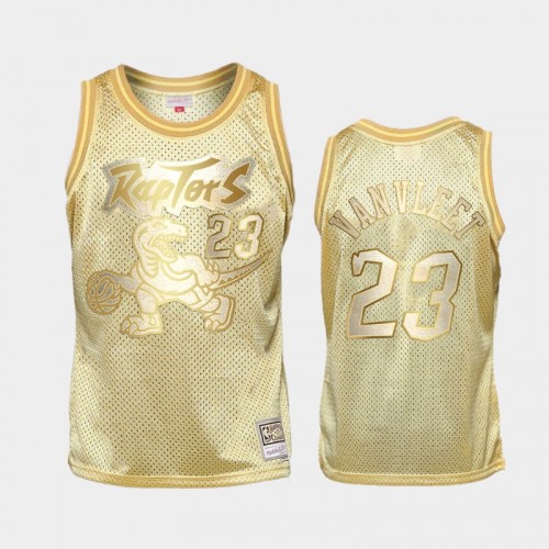 Limited Gold Toronto Raptors #23 Fred VanVleet Midas SM Jersey