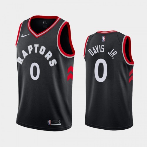 Men's Toronto Raptors #0 Terence Davis Jr. Black Statement Jersey