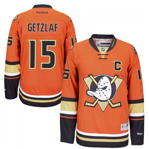Ryan Getzlaf #15 Orange Alternate Premier Jersey
