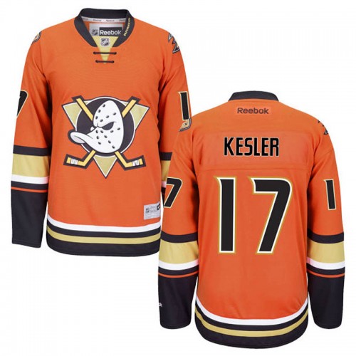 Ryan Kesler #17 Orange Alternate Premier Jersey