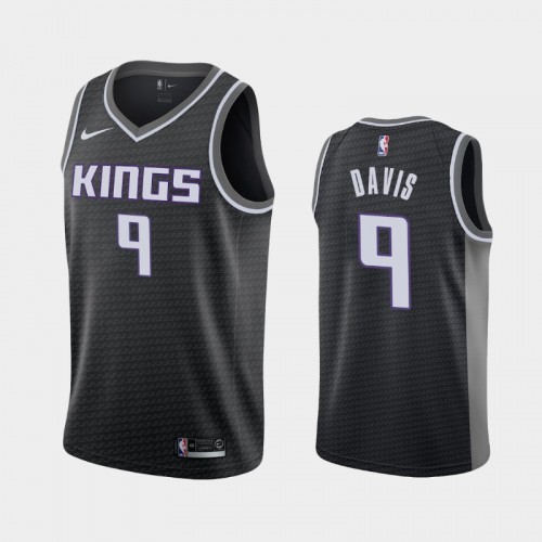 Sacramento Kings Terence Davis 2021 Statement Edition Black Jersey