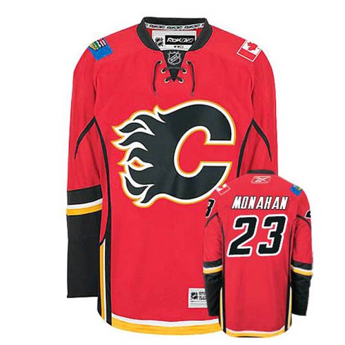 Sean Monahan #23 Red Home Jersey