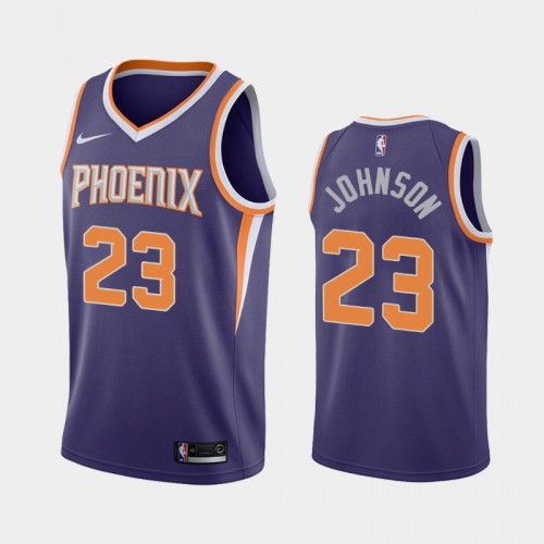 Phoenix Suns Icon #23 Cameron Johnson Purple 2019 NBA Draft Jersey