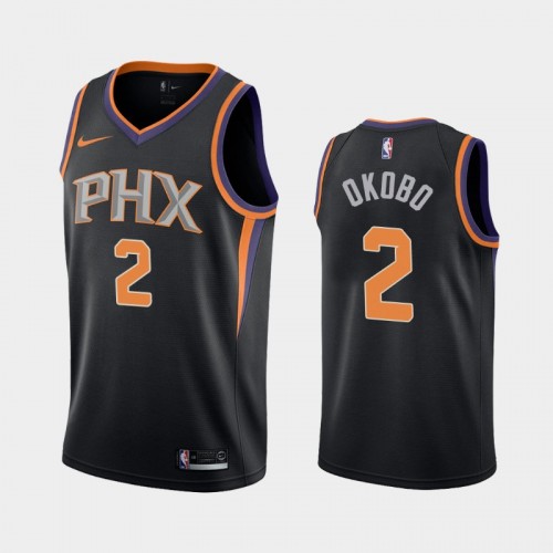 Phoenix Suns Statement #2 Elie Okobo Black 2019 season Jersey