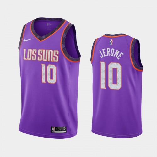 Phoenix Suns City #10 Ty Jerome Purple 2019 NBA Draft Jersey