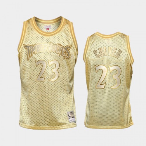 Limited Gold Minnesota Timberwolves #23 Jarrett Culver Midas SM Jersey