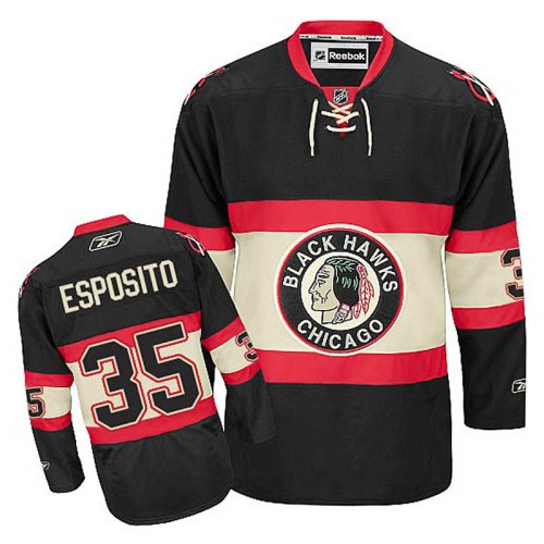 Tony Esposito #35 Black Alternate Jersey