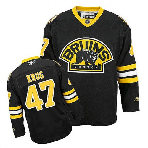 Torey Krug #47 Black Alternate Jersey