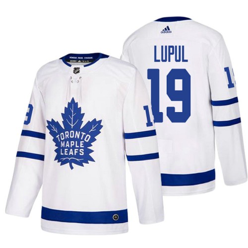 #19 Joffrey Lupul White 2017-2018 Away Jersey