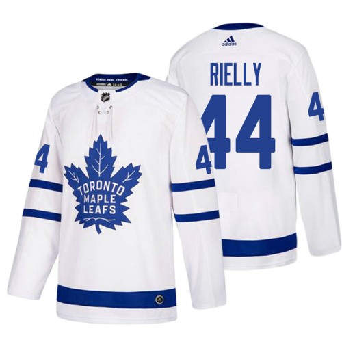 #44 Morgan Rielly White 2017-2018 Away Jersey