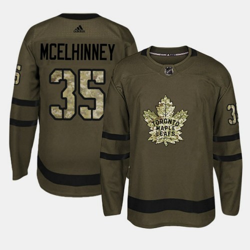 #35 Camo Salute To Service Curtis McElhinney Jersey