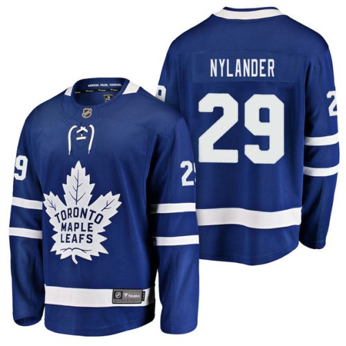 #29 Breakaway Player William Nylander Jersey Blue