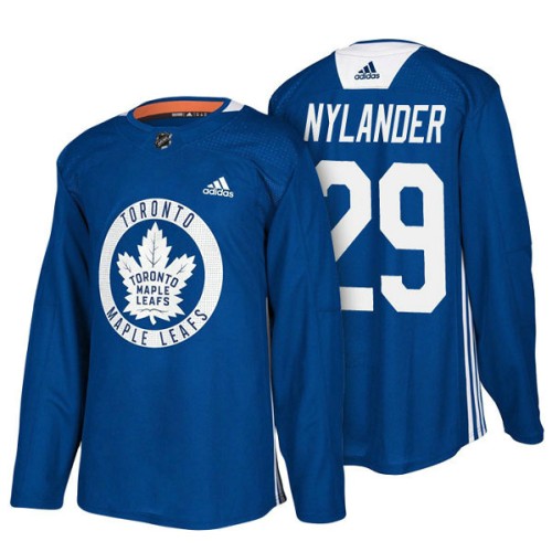 #29 Blue New Season Practice William Nylander Jersey
